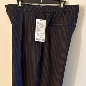 lululemon athletica Men's Navy Pinstripe Trousers